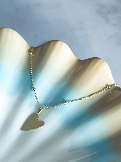 Collar corazón gold
