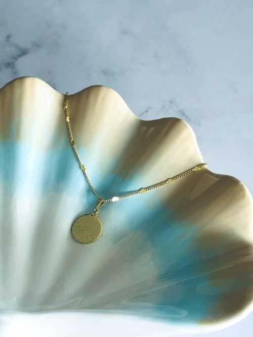 Collar padre nuestro 15 mm corazones cad