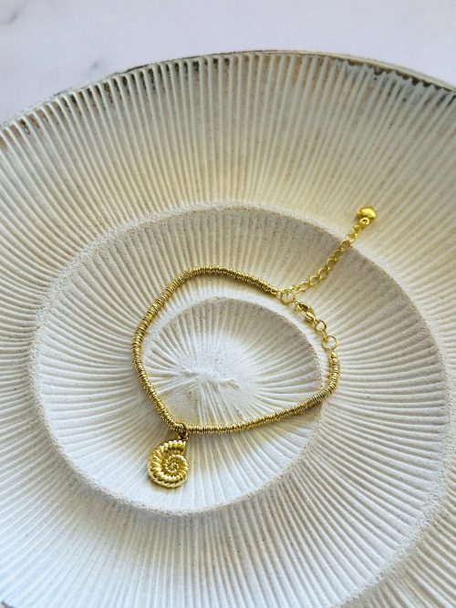 Pulsera most. Caracol gold