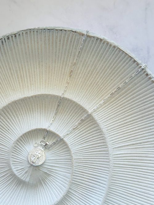 Collar san Benito circón pl