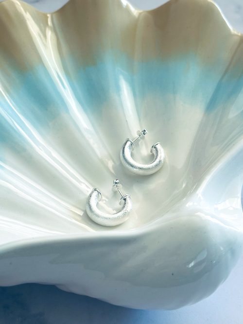 Argollas satinadas pl 18 mm