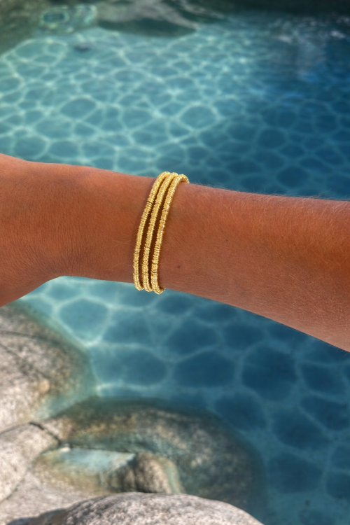 Pulsera most triple gold