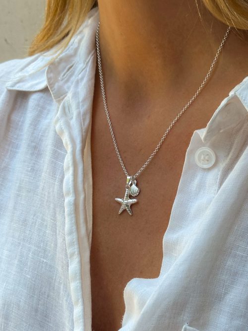 Collar estrella mar pl