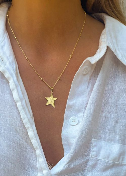 Collar estrella gold