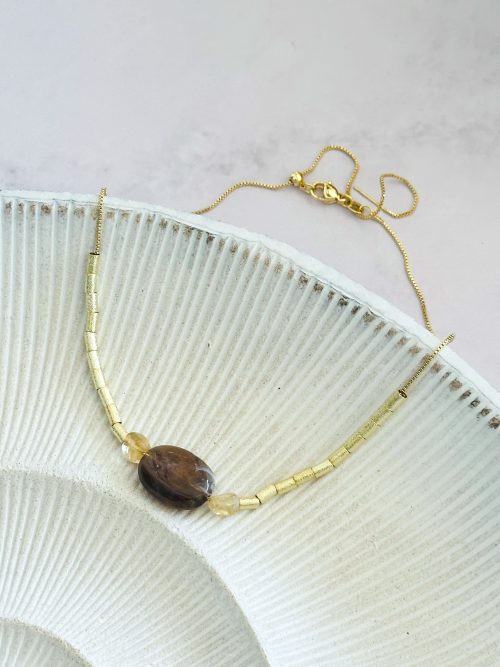 Collar most gold coffee