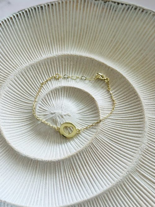 Pulsera corazón gold