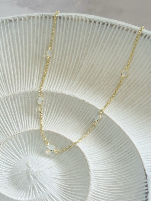 Collar chocker cristal gold