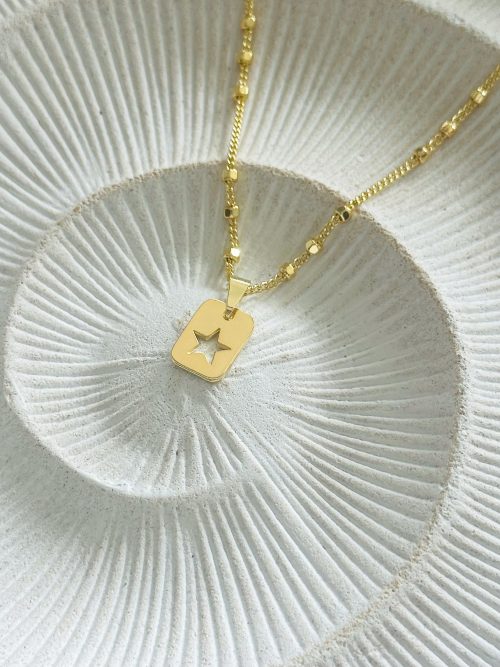 Collar estrella rec. Gold