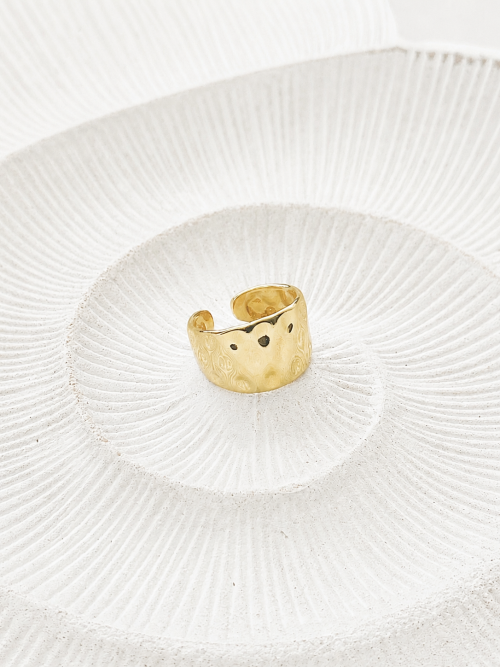 Anillo textura gold