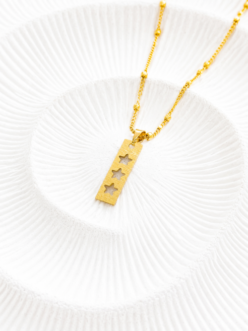 Collar 3 Marías gold