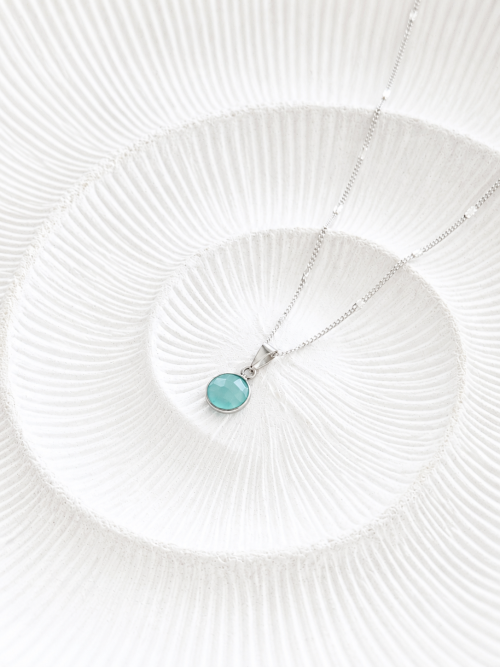 Collar mini calcedonia pl