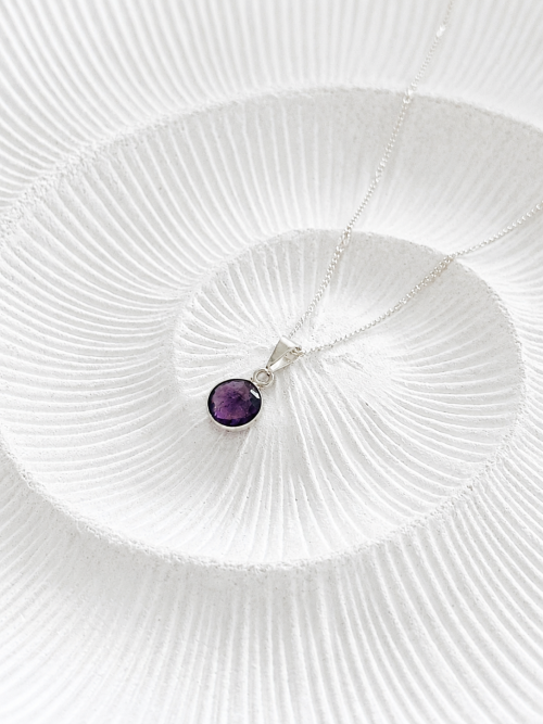 Collar mini amatista pl